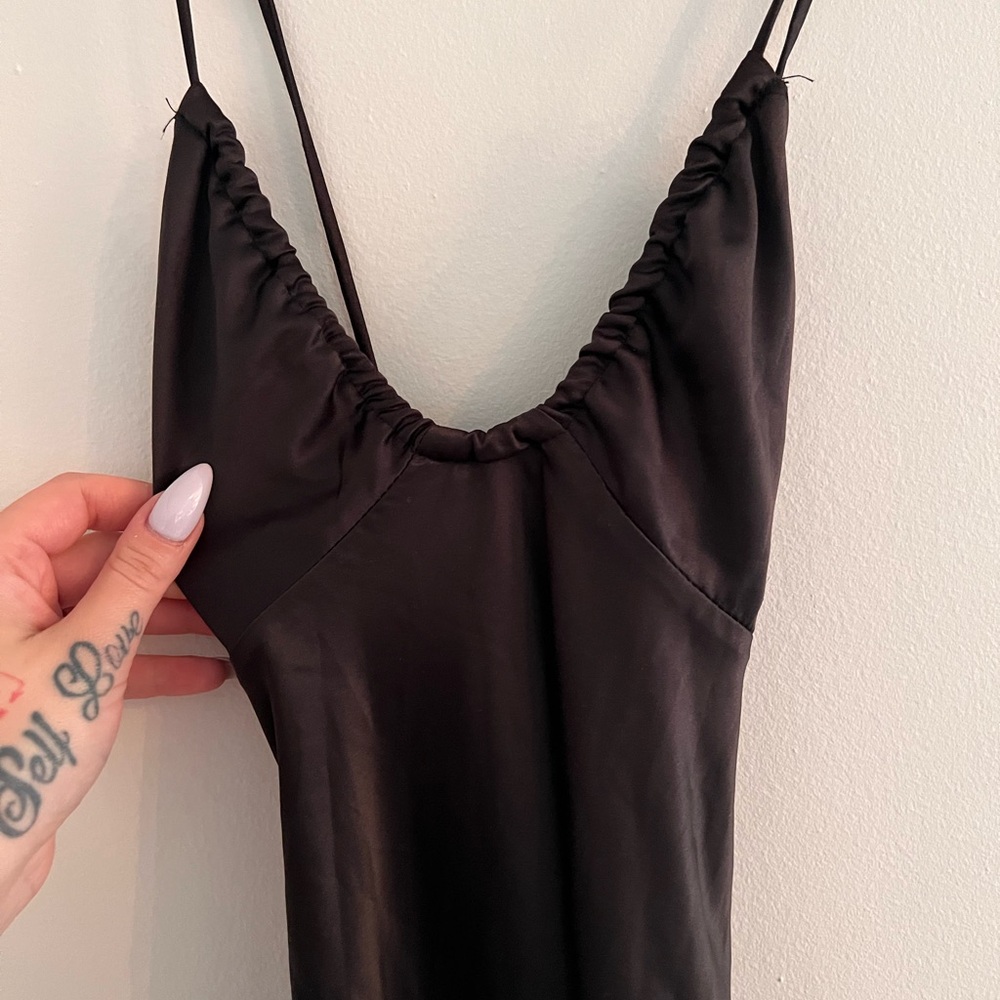 Princess Polly -  cross back satin mini dress